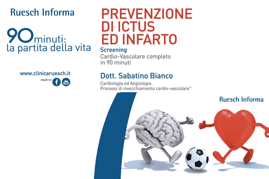 Pacchetto Prevenzione “90 minuti per la vita” (prevenzione ictus ed infarto)