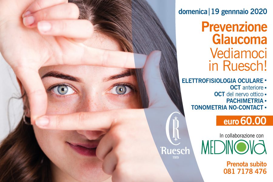 Prevenzione Glaucoma in Clinica Ruesc Napoli
