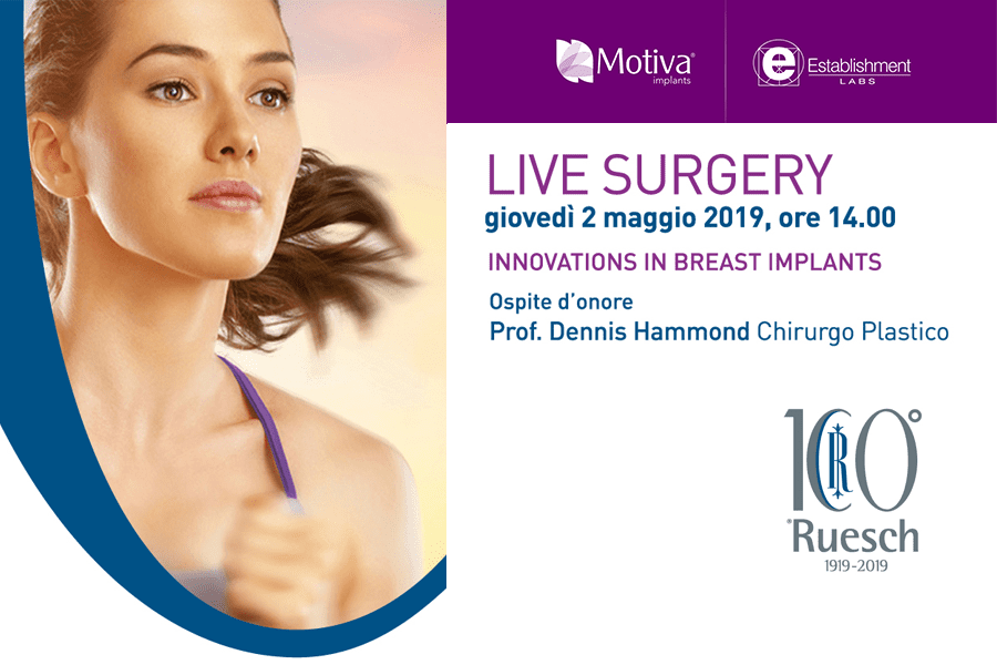 Live surgery, innovations in breast implants