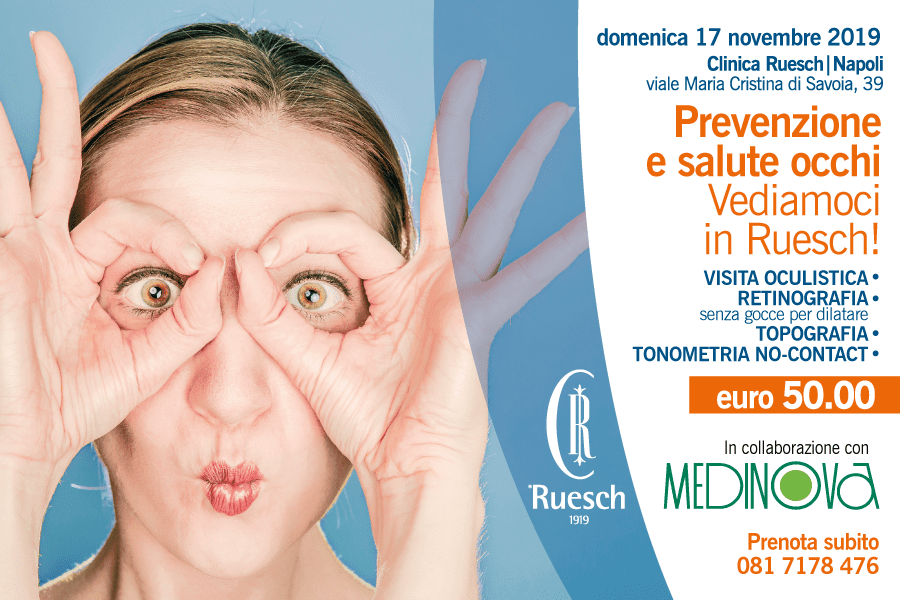 Prevenzione patologie visive: retina, cornea, diagnosi del glaucoma.