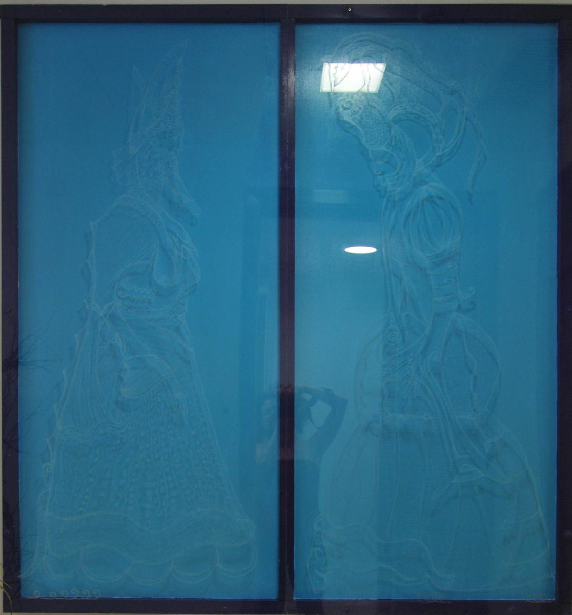 Artista: Maurizio Elettrico Titolo: Coppia umana fantastica Anno: 2004 